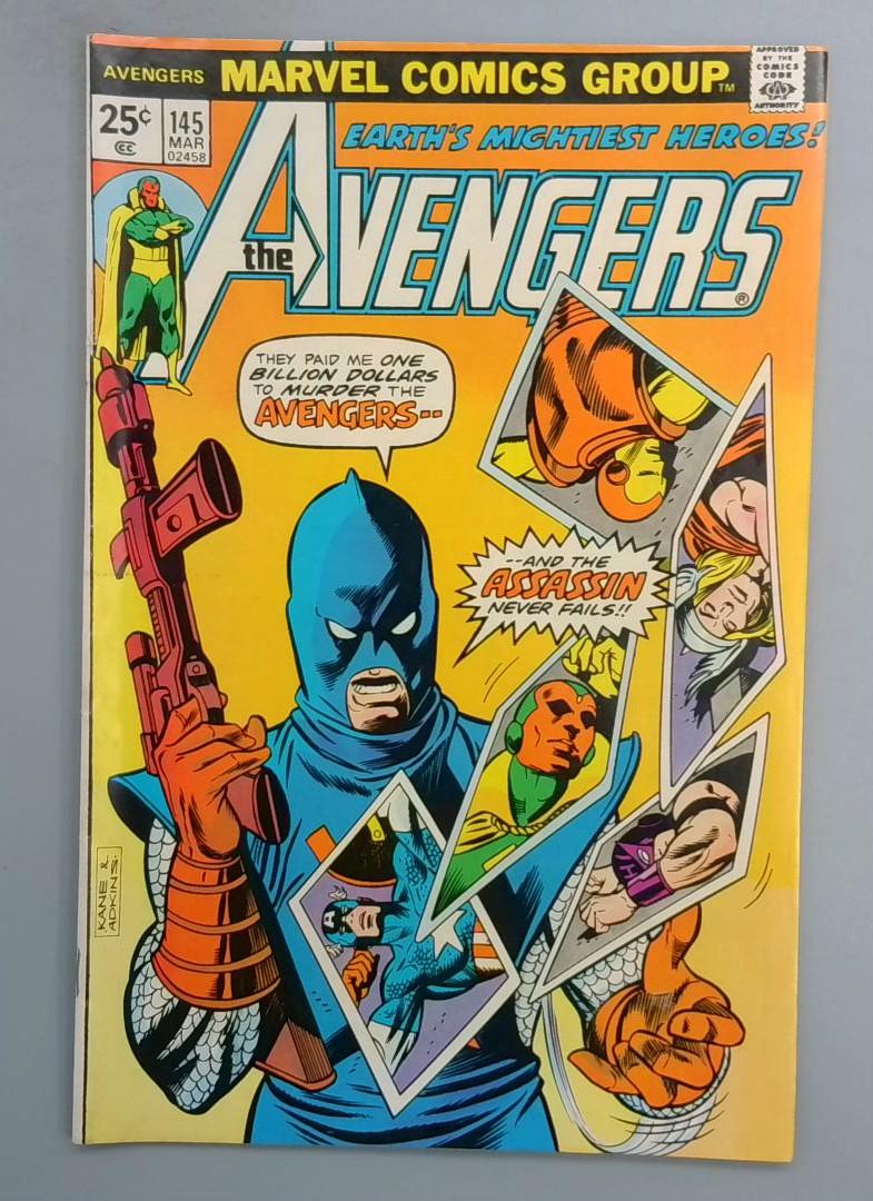 AVENGERS #145 FN 1st Appearance of Assassin Marvel 1976 SN1