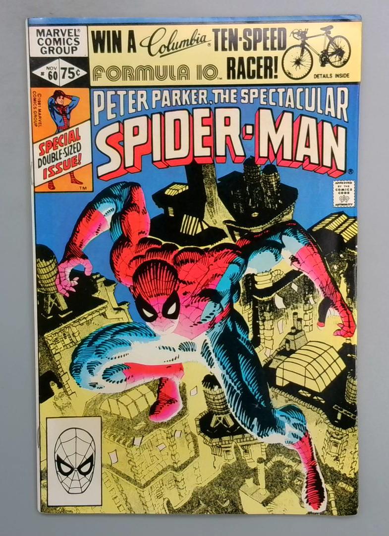 Spectacular Spider-Man #60 VF Origin of Spider-Man Retold Marvel 1981 SN1