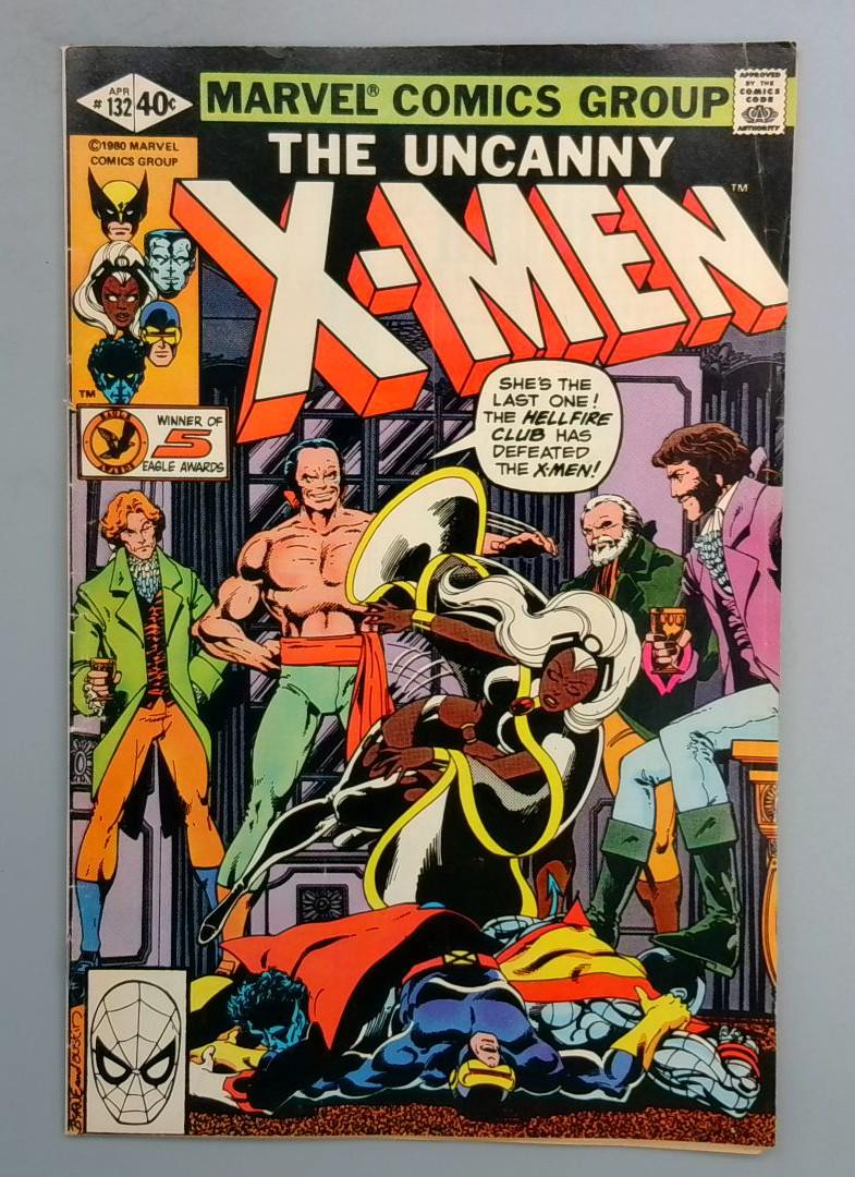 Uncanny X-Men #132 FN+ 1st Hellfire Marvel 1980 SN1
