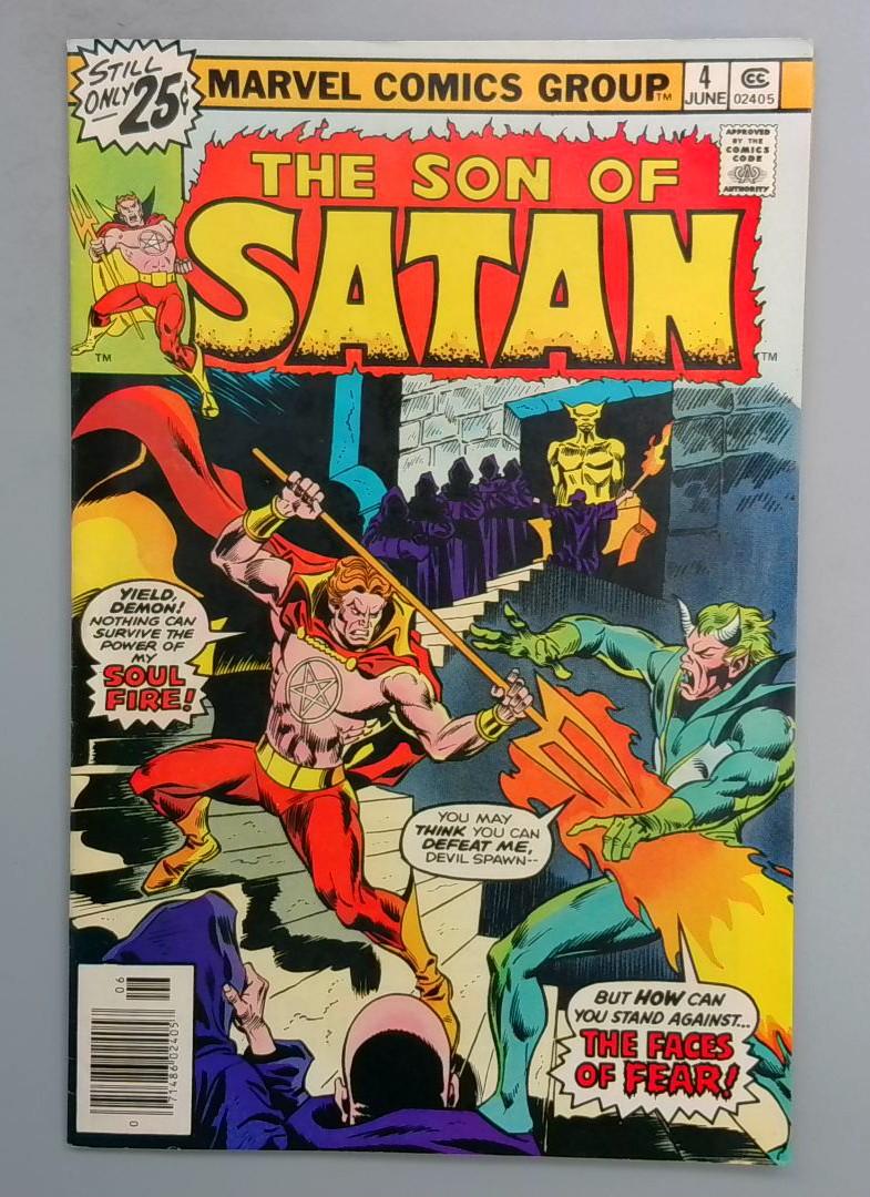 Son of Satan #4 FN 1st Proffit & Saripha Thames Marvel 1976 SN1  