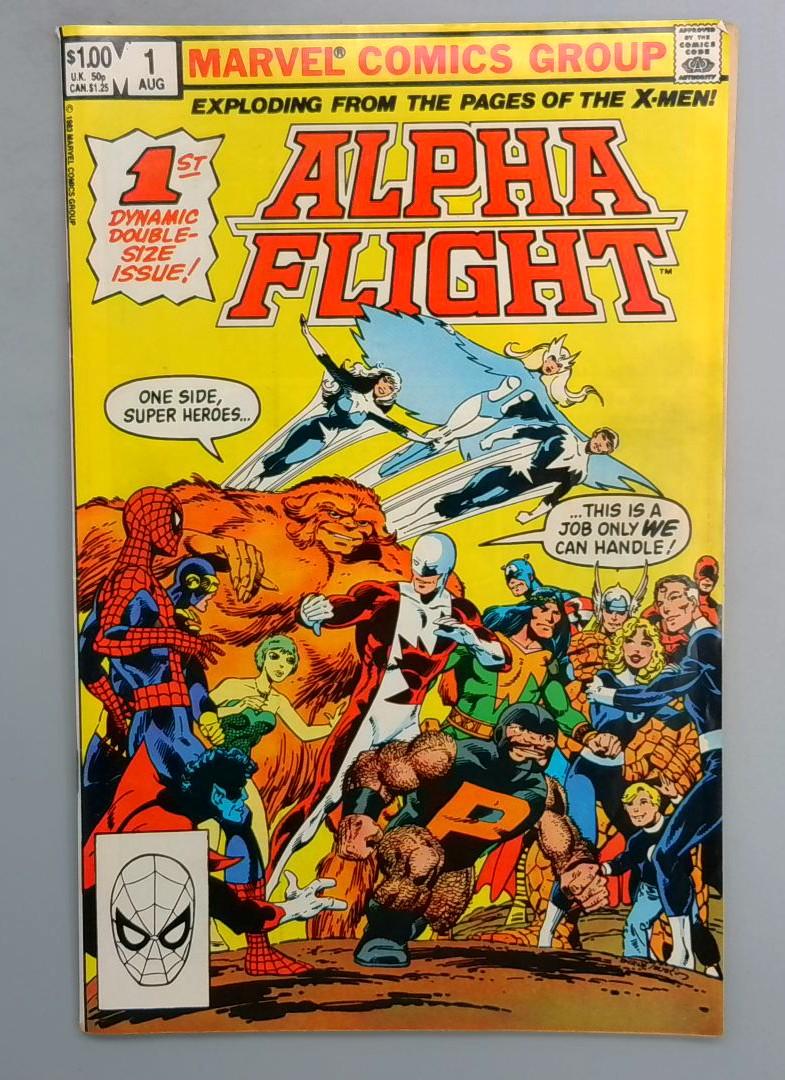ALPHA FLIGHT #1 1st Beta Flight, Gamma Flight Marvel 1983 SN1