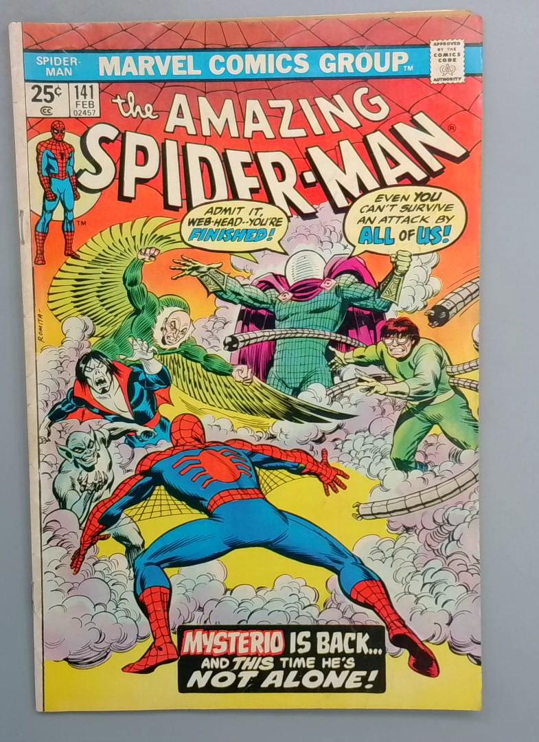 Amazing Spider-Man #141 No MVS Marvel Comics 1975 SN1