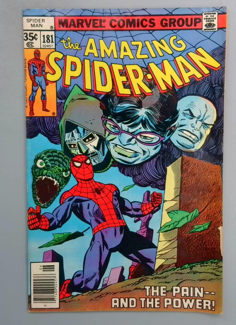 AMAZING SPIDER-MAN #181 Origin of Spider-Man retold Marvel 1978 SN1
