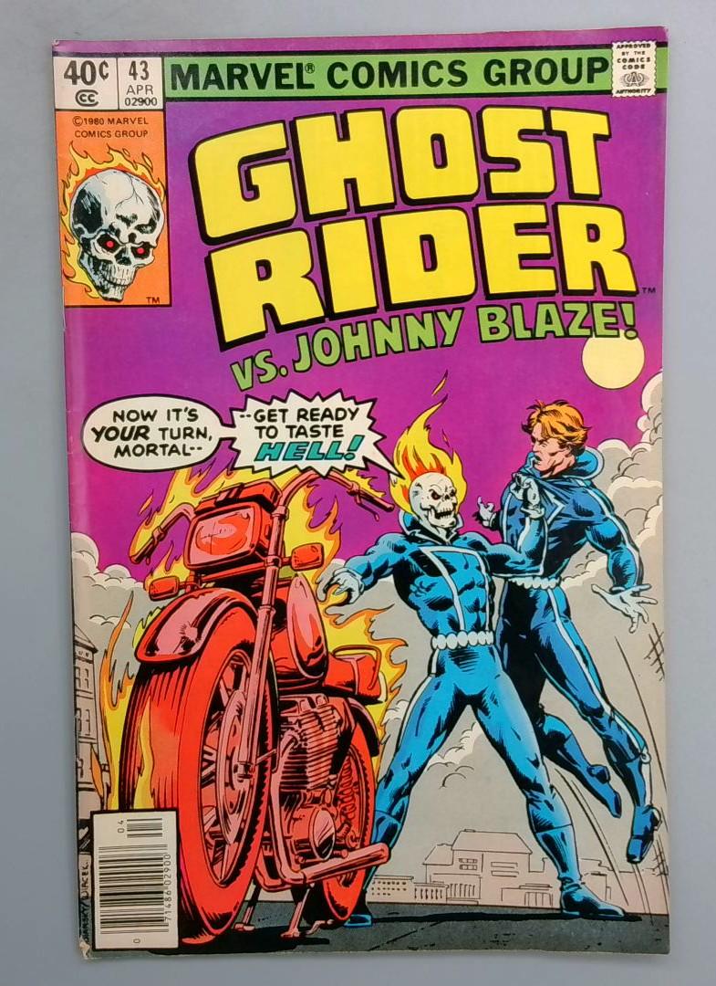 Ghost Rider #43 FN- NEWSSTAND EDITION Marvel 1980 SN1