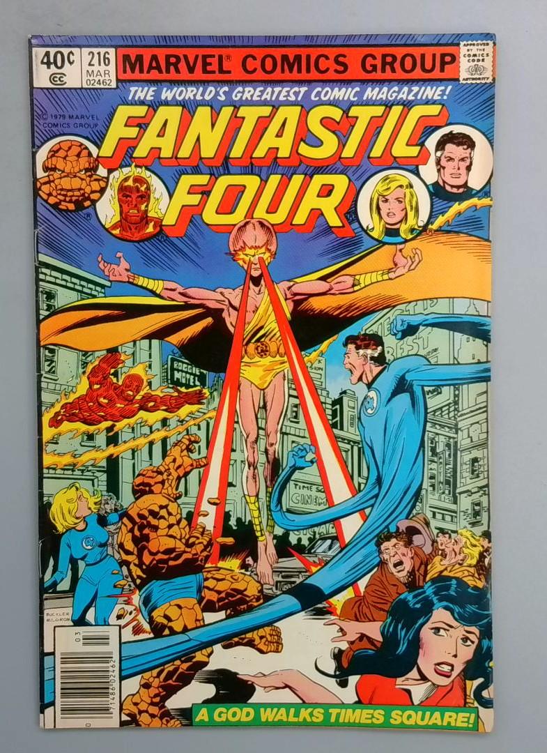 FANTASTIC FOUR #216 NEWSSTAND EDITION Marvel 1980 SN1