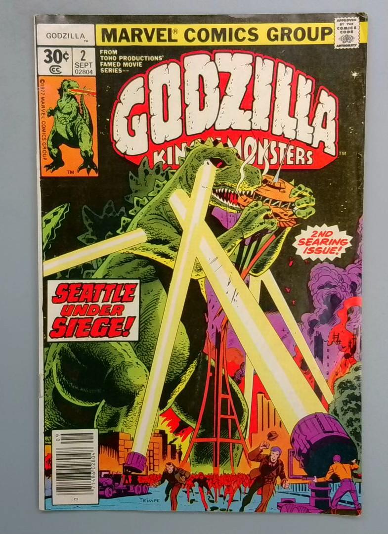GODZILLA #2 FN- Marvel 1977 SN1