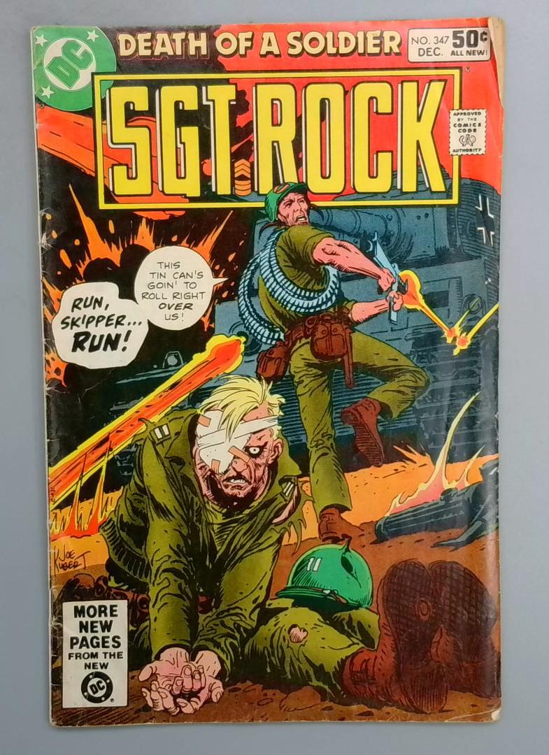 SGT. ROCK #347 DIRECT EDITION DC 1980 SN1