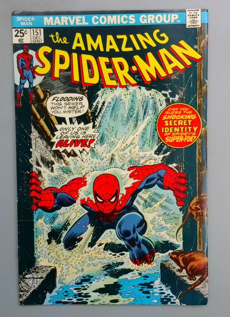 Amazing Spider-Man #151 VF- 🔑 Clone Death Marvel 1975 SN1