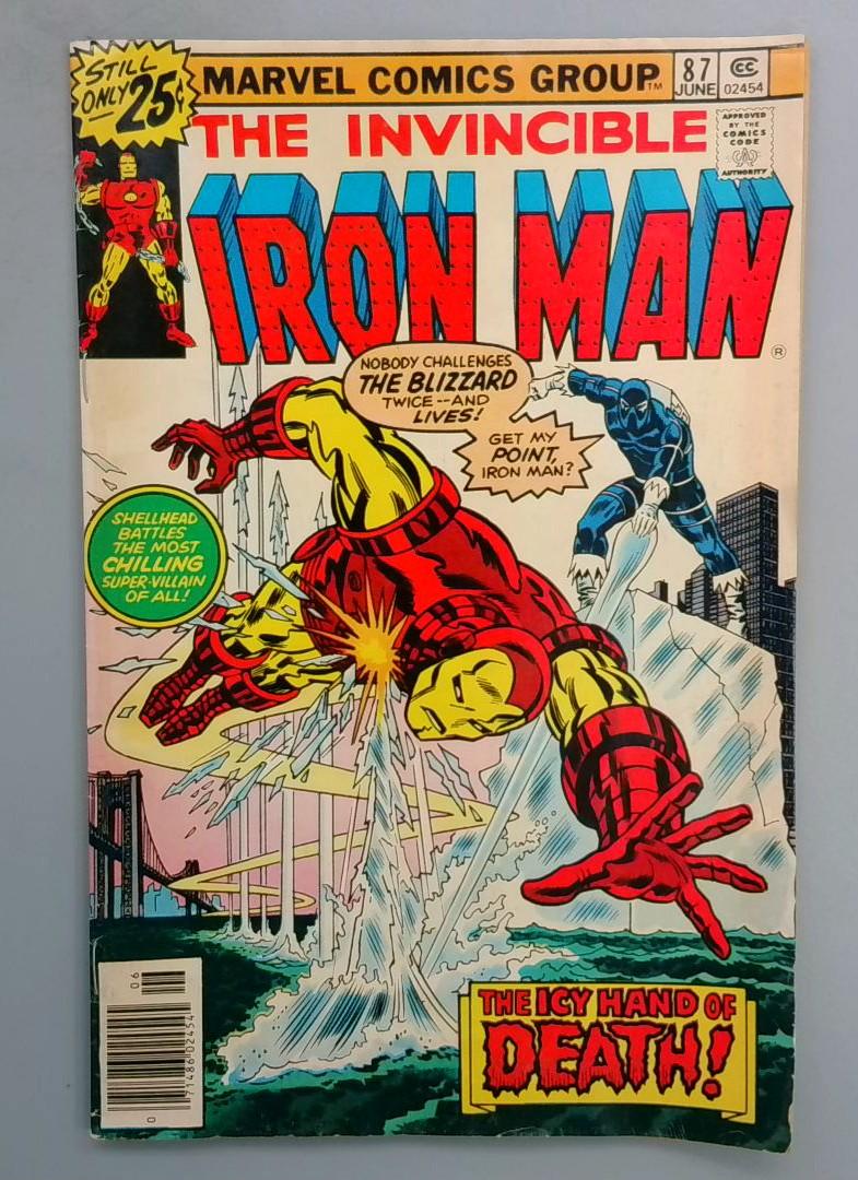 IRON MAN #87 Origin of Blizzard Marvel Comics 1975 SN1