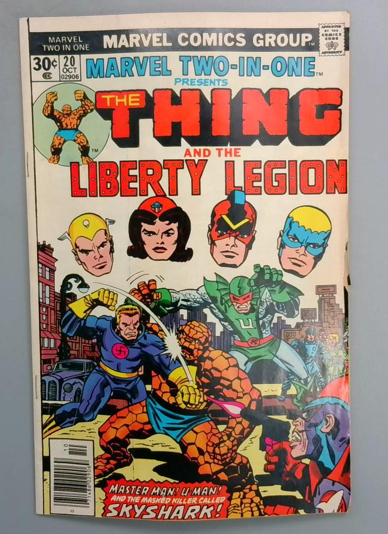 Marvel Two-In-One #20, Damaged Page Marvel, 1975 SN1