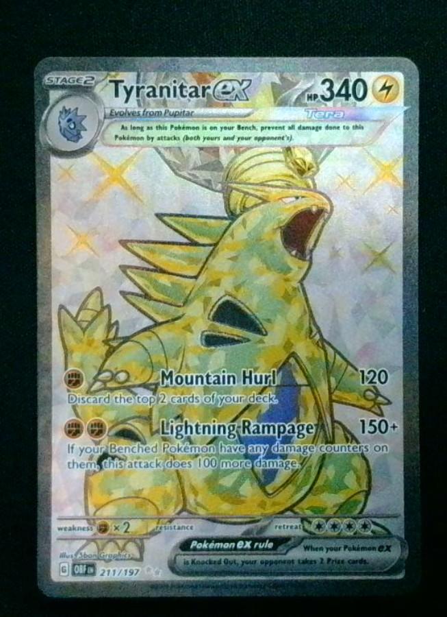 Tyranitar ex - 211/197 - Rare Holo (Mint)