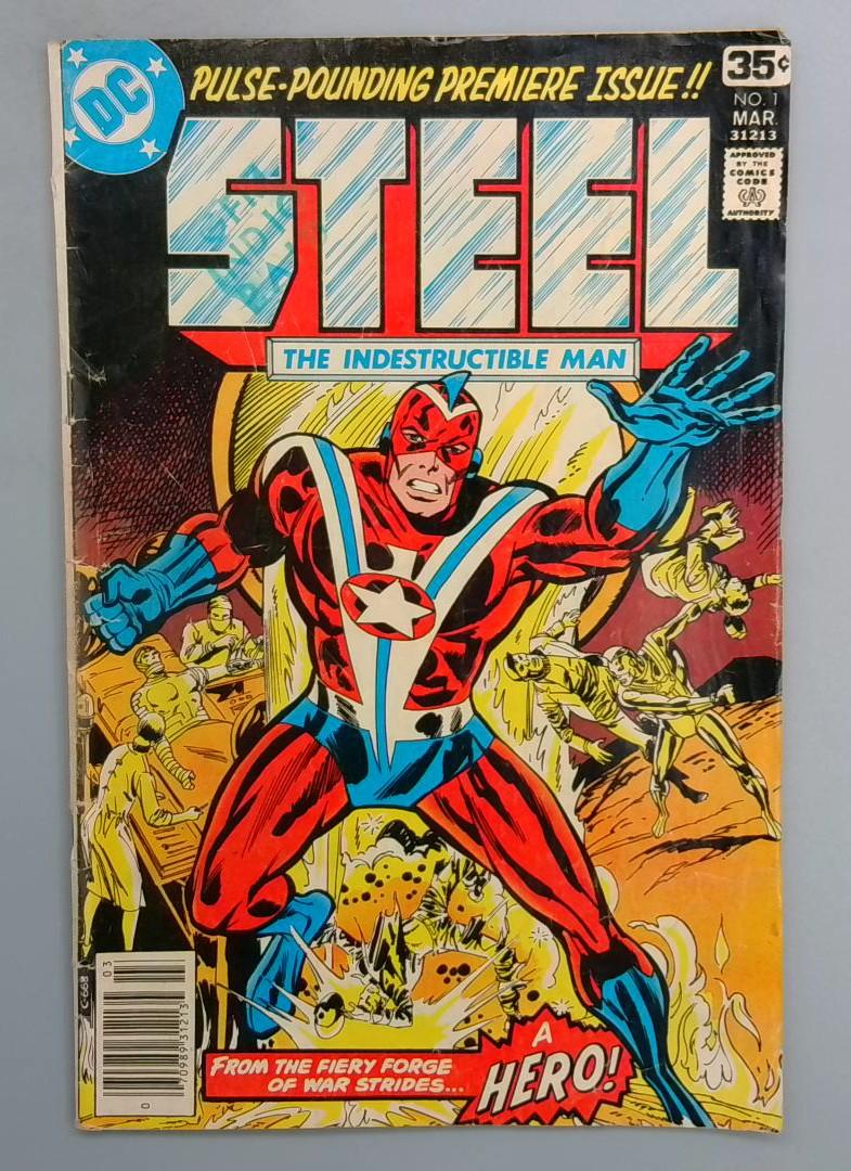 Steel the Indestructible Man #1 DC, March 1973 SN1