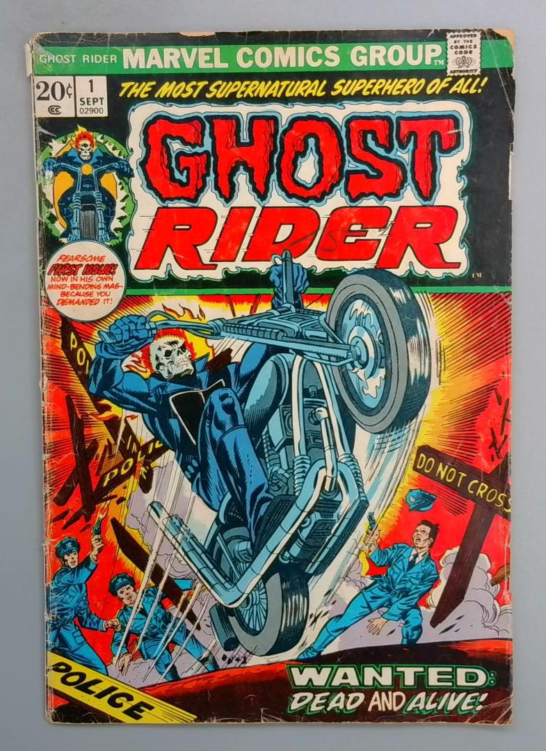 Ghost Rider #1, GD- 1st Daimon Hellstrom Marvel Comics, 1973 SN1