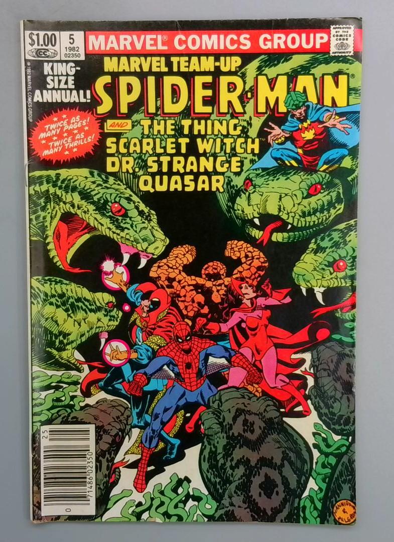 Marvel Team-Up Annual #5 VG Thing Marvel 1982 SN1