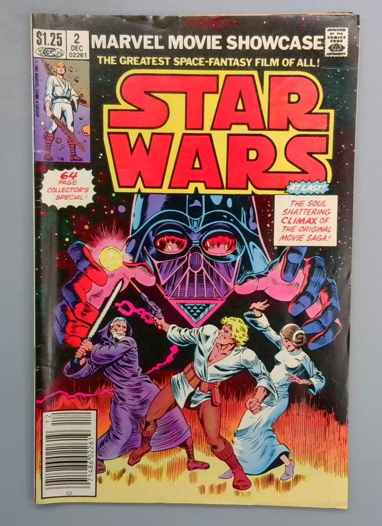 Marvel Movie Showcase #2 Reprints Star Wars 4-6 NEWSSTAND Marvel 1982 SN1