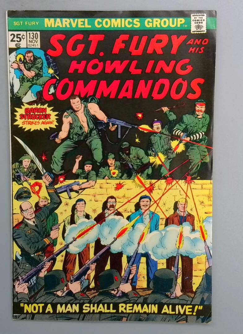 Sgt. Fury and his Howling Commandos #130 VG/FN Marvel 1975 SN1