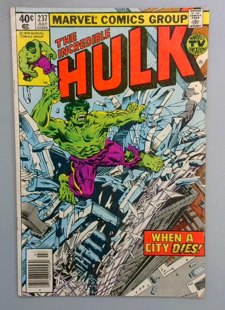 INCREDIBLE HULK #237B NEWSSTAND EDITION Marvel 1979 SN1