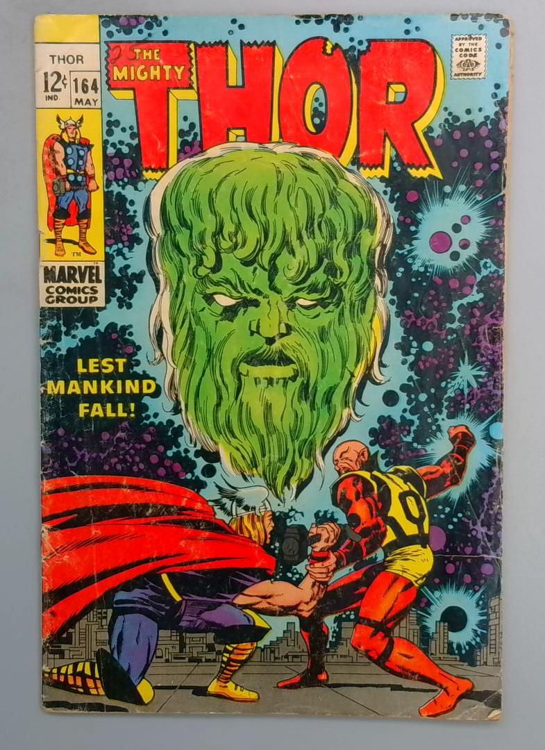Thor #164 1st HIM Cameo Marvel 1969 SN1