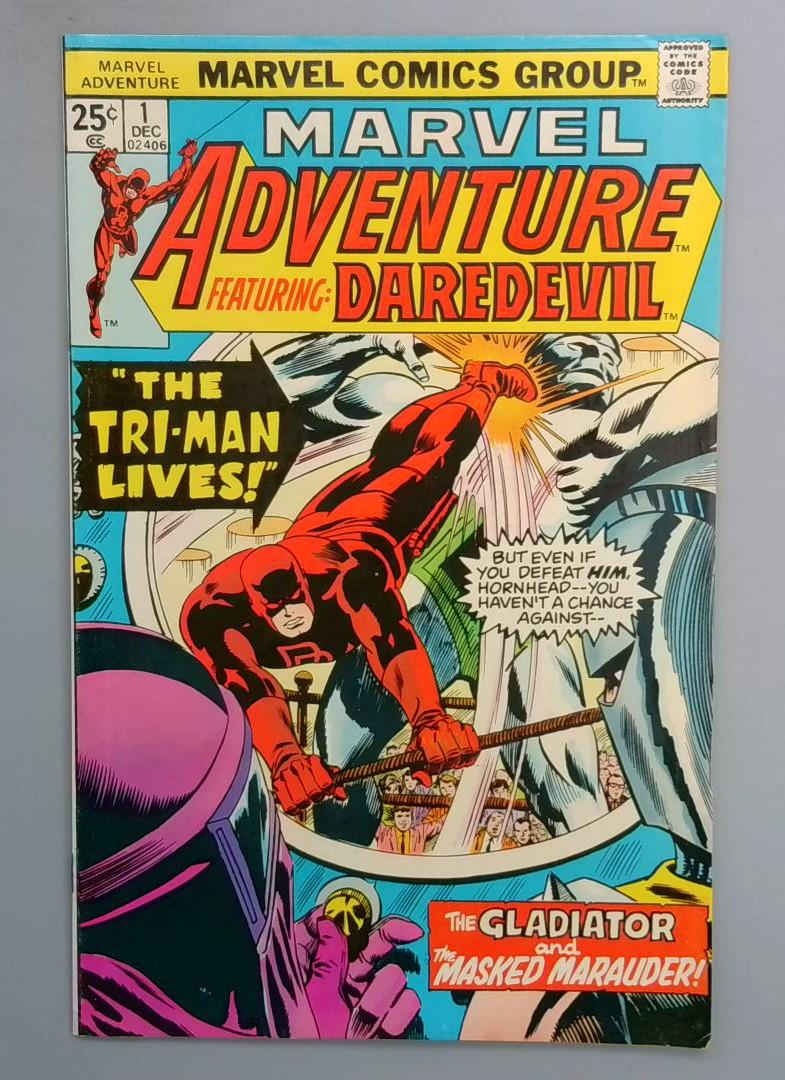 Marvel Adventure #1 VF Featuring Daredevil, Marvel Comics, 1975 SN1
