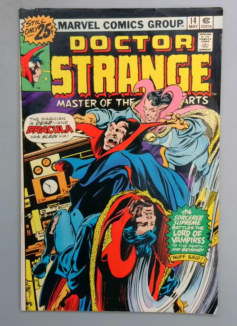 Doctor Strange #14, FN- Dracula Marvel, 1976 SN1