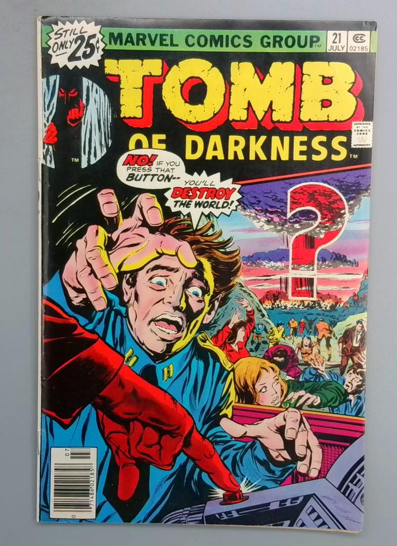 Tomb of Darkness #21, FN+ Marvel, 1974 SN1
