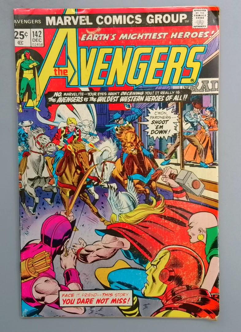 AVENGERS #142 Two-Gun Kid joins Avengers Team Marvel 1975 SN1