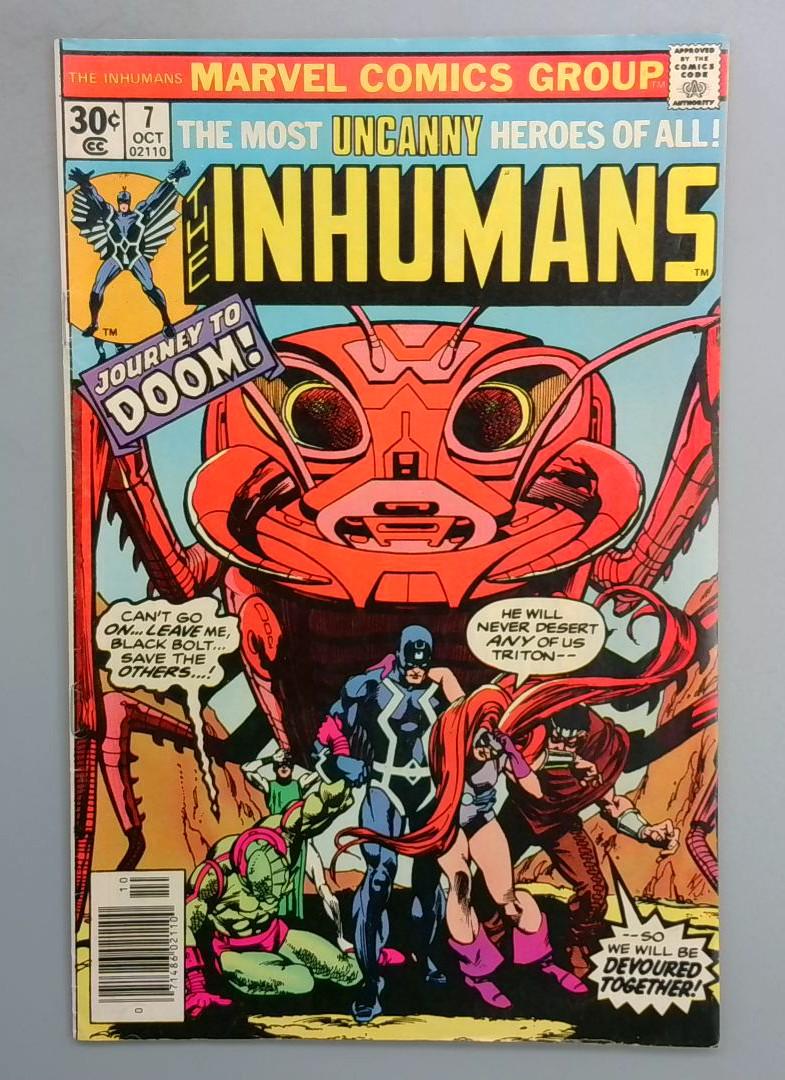 Inhumans #7, Marvel, 1976 SN1