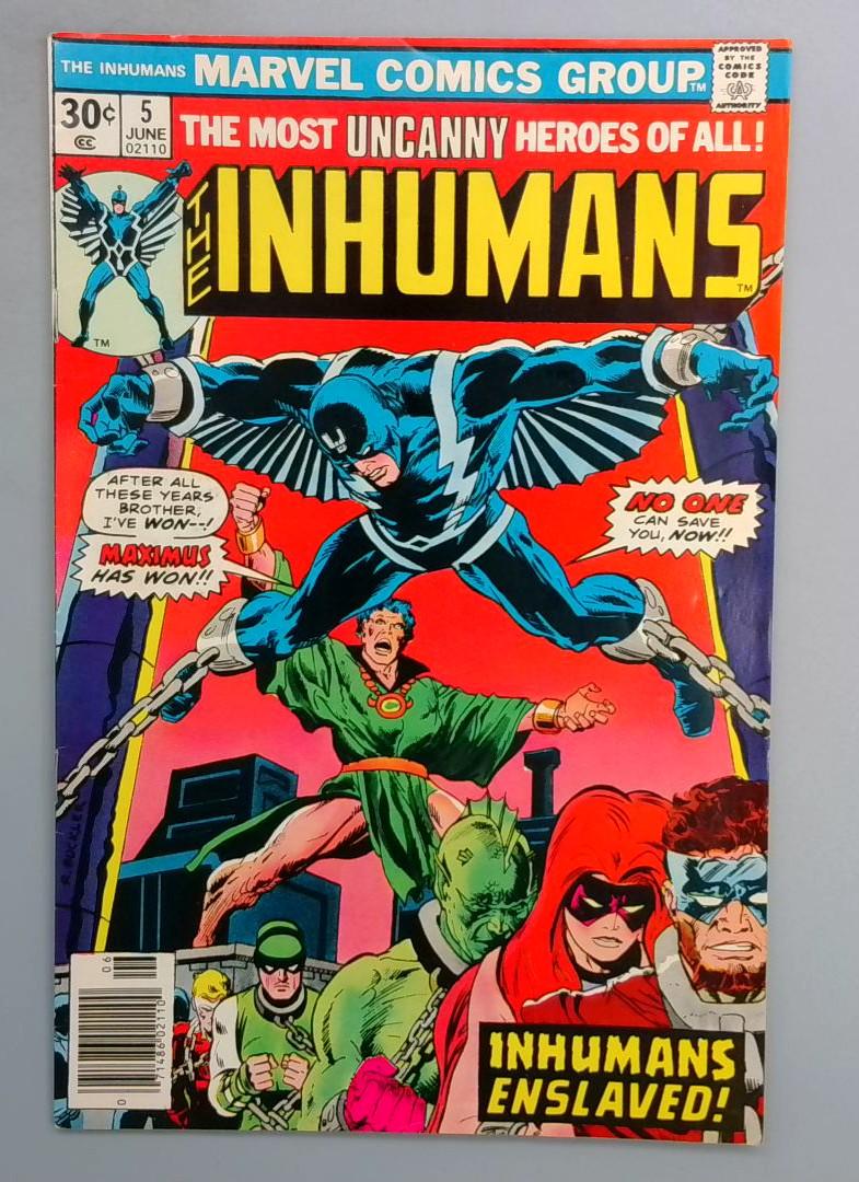 Inhumans #5, Marvel Comics, 1976 SN1