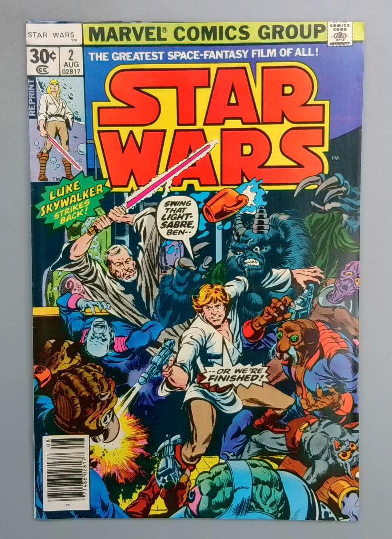 Star Wars #2, VF/NM Reprint Cvr, Marvel, 1977 SN1