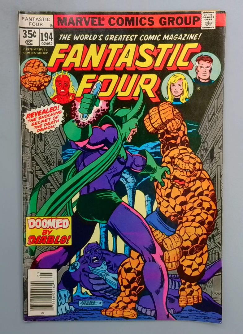 Fantastic Four #194 Marvel 1978 SN1