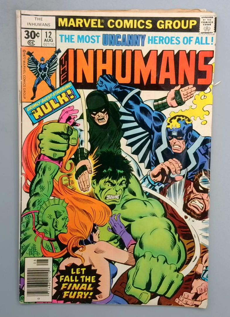 INHUMANS #12 Hulk Marvel 1977 SN1