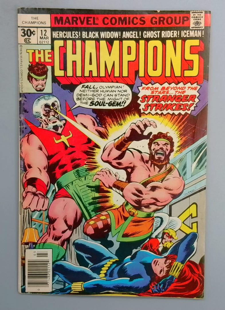 Champions #12, Black Goliath Marvel, 1977 SN1