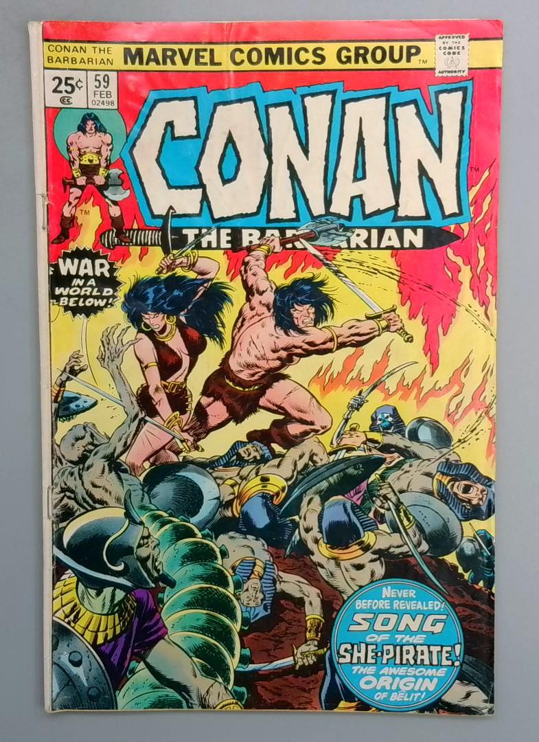 Conan the Barbarian #59 Origin of Belit Marvel 1976 SN1