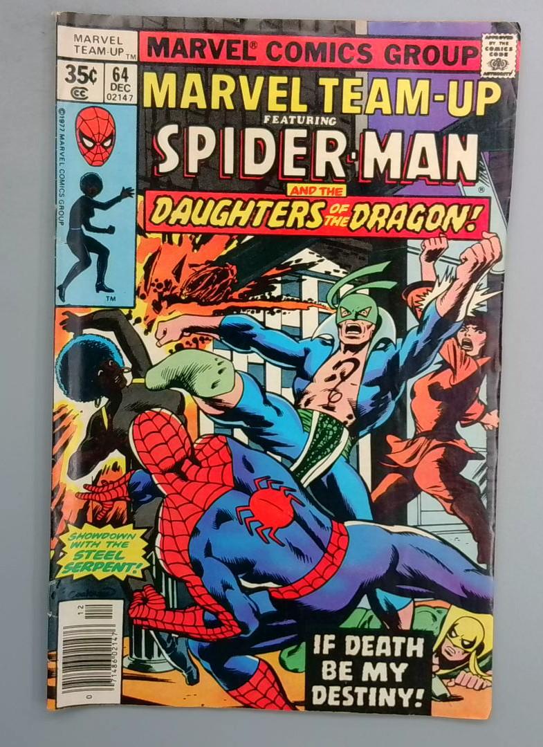 MARVEL TEAM-UP #64 Daughters of the Dragon Marvel 1977 SN1