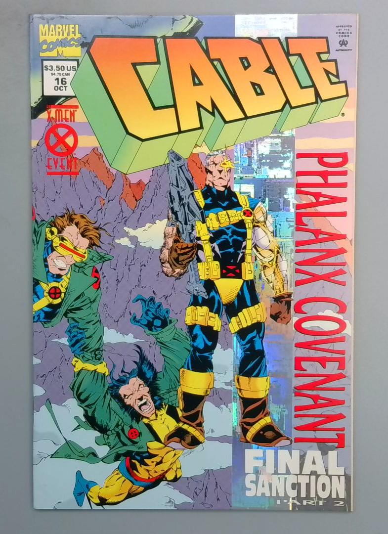 CABLE #16 NM- Prismatic - Foil Cover DIRECT EDITION Marvel 1994 JR1