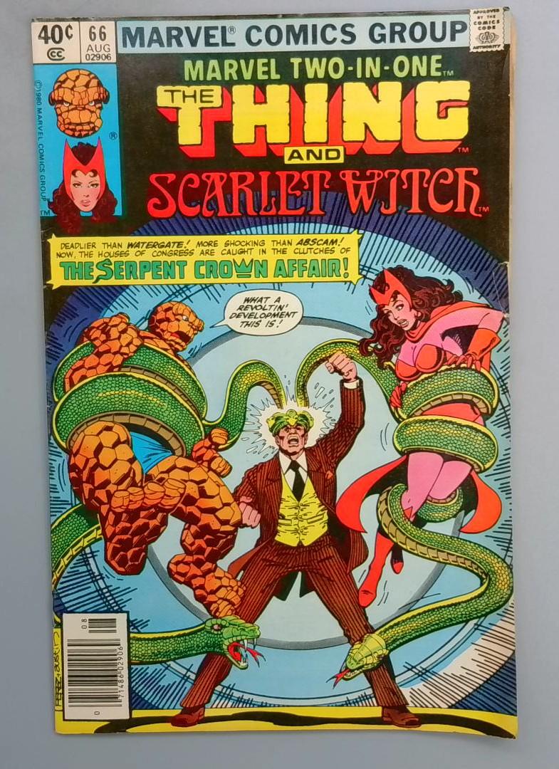 MARVEL TWO-IN-ONE #66 Marvel 1980 SN1