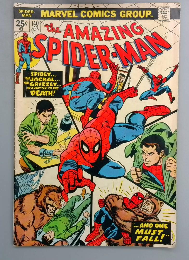 AMAZING SPIDER-MAN #140 1st GLORIA GRANT NO MVS Marvel 1975 SN1
