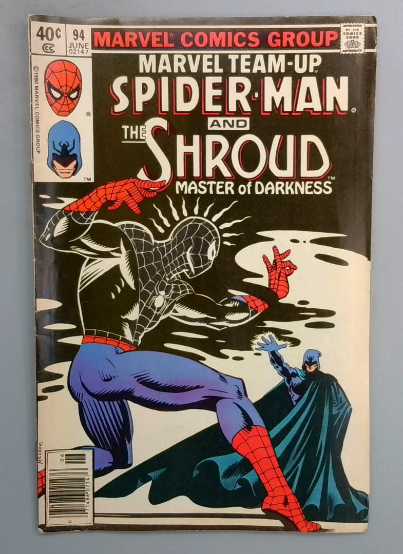 MARVEL TEAM-UP #94 VS. The Shroud NEWSSTAND Marvel 1980 SN1
