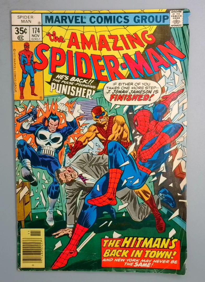 Amazing Spider-Man #174 Punisher Marvel 1977 SN1