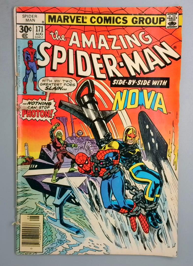Amazing Spider-Man #171 Nova Appearance Marvel 1977 SN1