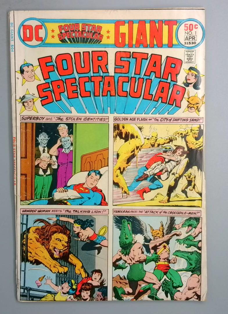 Four Star Spectacular #1 VG Superman, Wonder Woman DC 1976 SN1