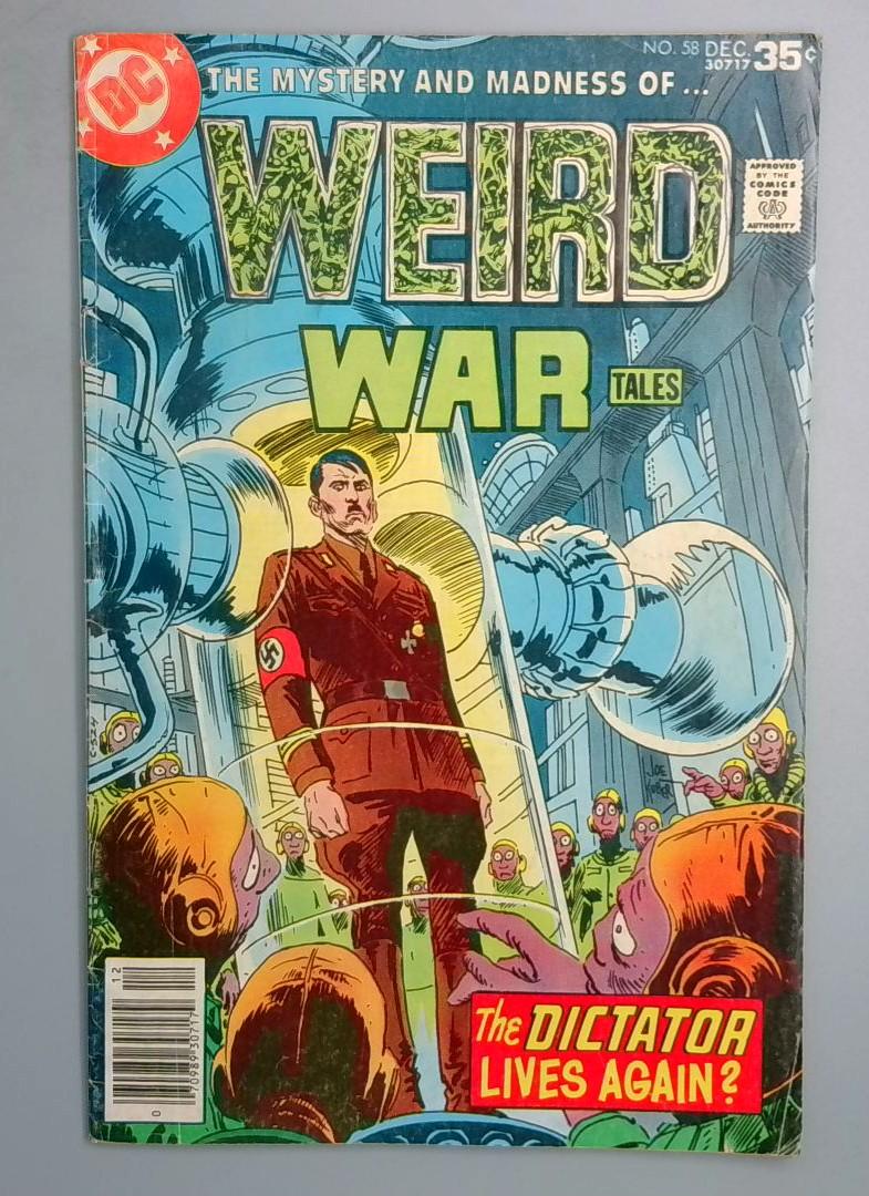 Weird War Tales #58 VG Adolf Hitler Cover DC 1977 SN1