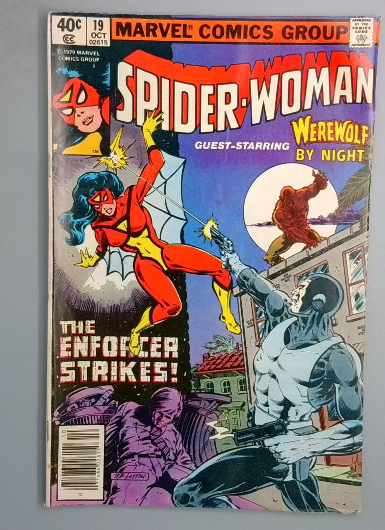 Spider-Woman #19 FN- Werewolf by Night Marvel 1979 SN1