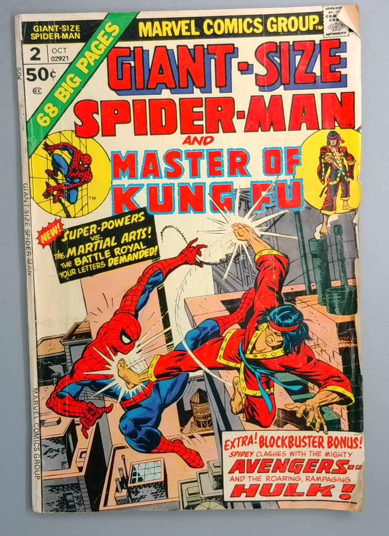 Giant-Size Spider-Man #2 VG- 1st Lu Chang Marvel 1974 SN1