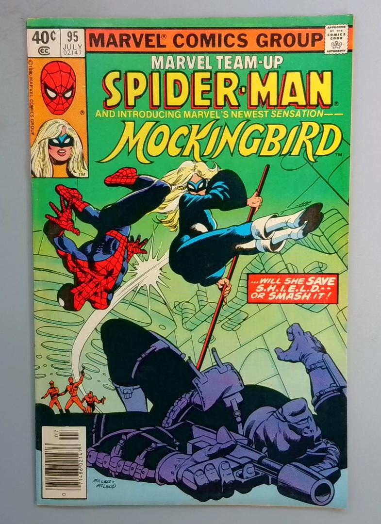 Marvel Team-Up #95 VF- 1st Mockingbird (Bobbi Morse) 🔑 Marvel 1980 SN1