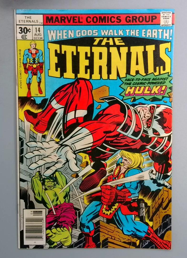 Eternals #14 FN 1st Appearance of the Hulk Robot Marvel 1977 SN1