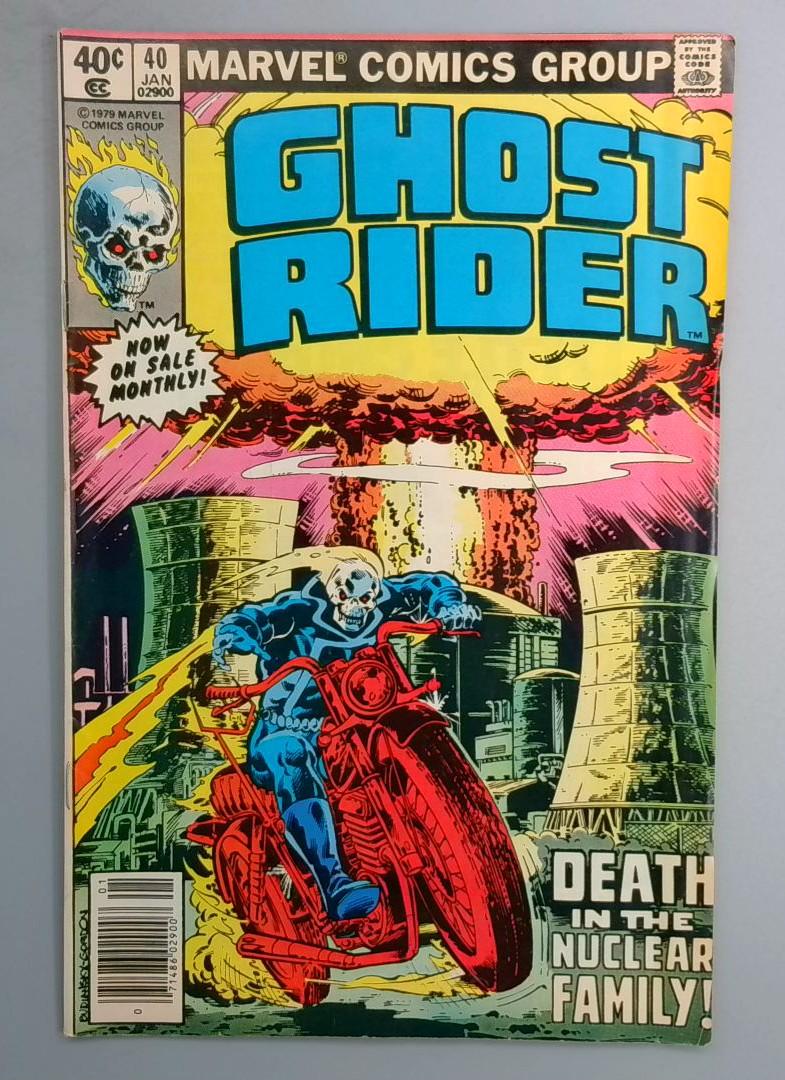 Ghost Rider #40 NEWSSTAND Marvel 1980 SN1