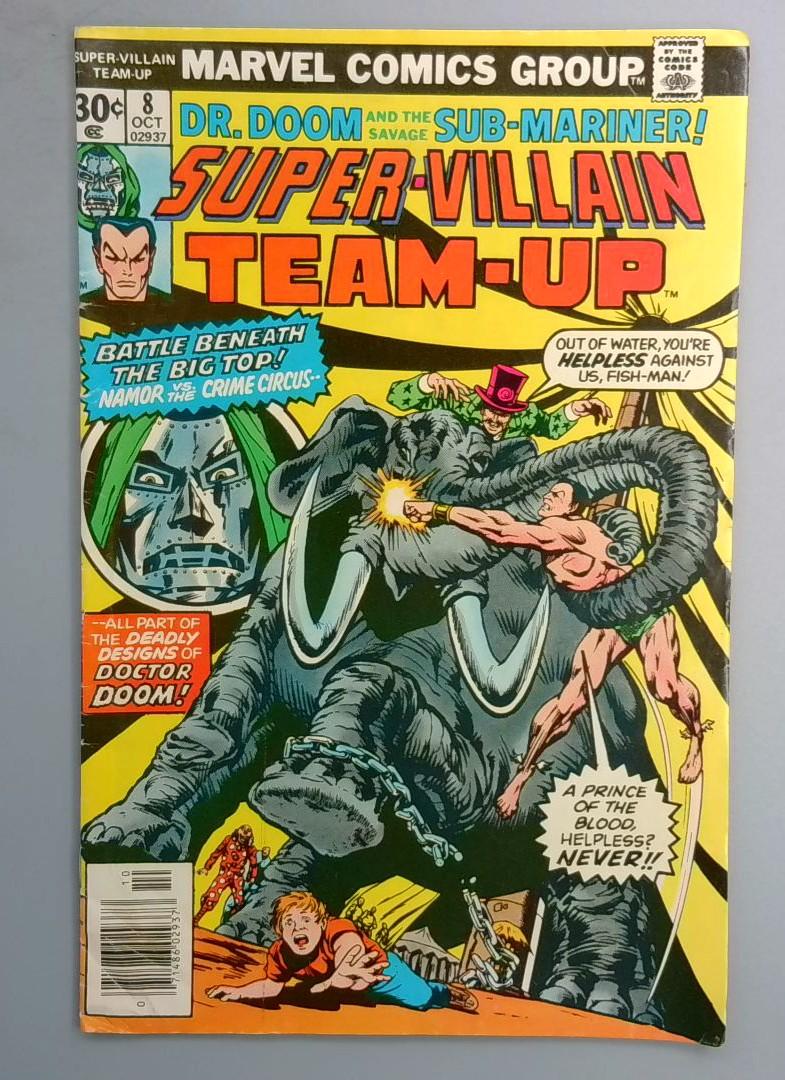 SUPER-VILLAIN TEAM-UP #8 Circus of Crime & Shroud Marvel 1976 SN1