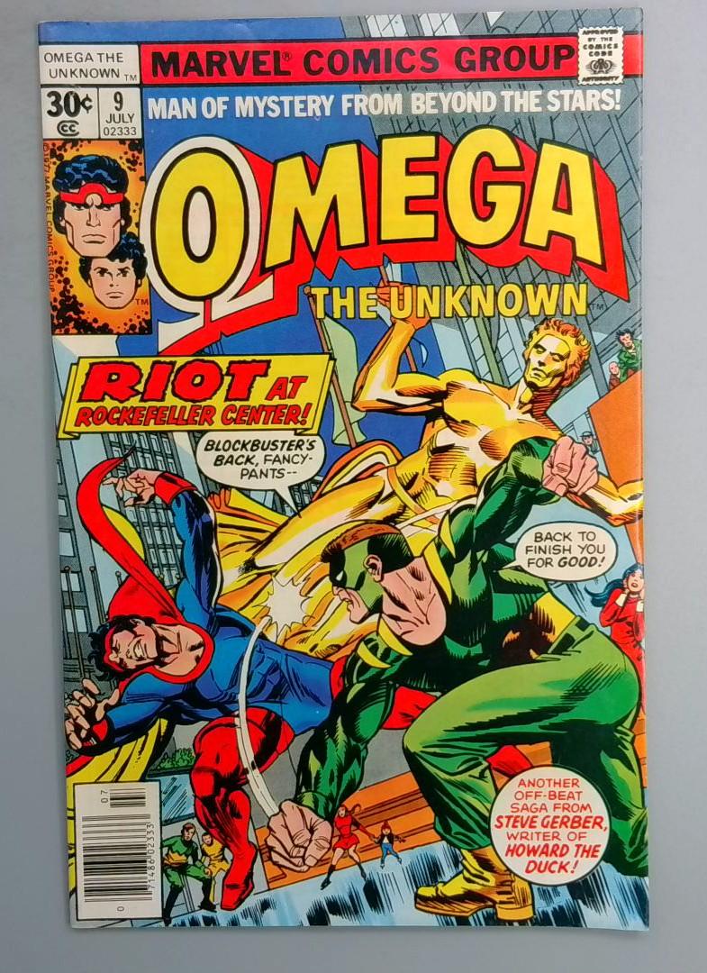 Omega the Unknown #9 VF- 1st Foolkiller Marvel  1976 SN1
