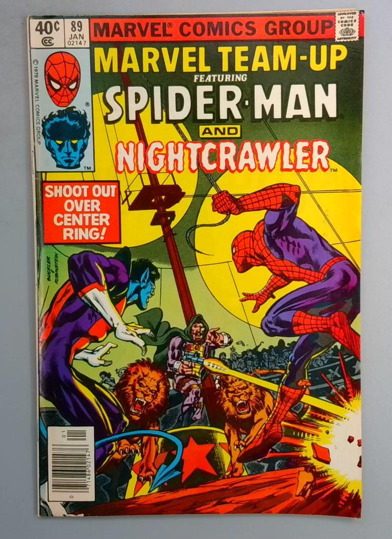 Marvel Team-Up #89 Nightcrawler team-up NEWSSTAND Marvel 1980